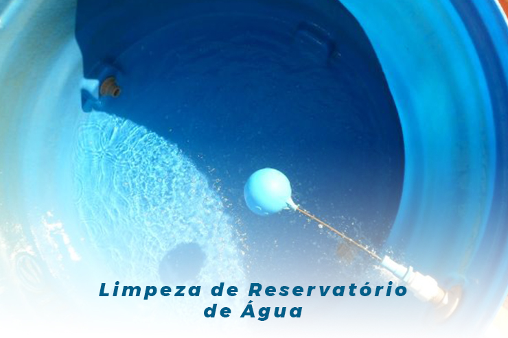 Limpeza de reservatório de água